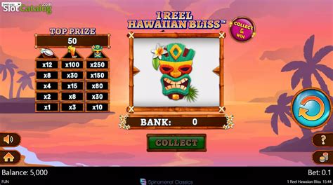 1 Reel Hawaiian Bliss Slot - Play Online