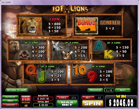 101 Lions 888 Casino