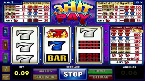 3 Hit Pay Netbet