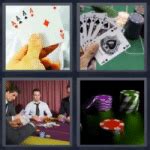 4 Fotos 1 Palavra 4 Ases Fichas De Poker