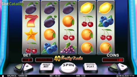 40 Fruity Reels Pokerstars