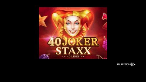 40 Joker Staxx 40 Lines Pokerstars