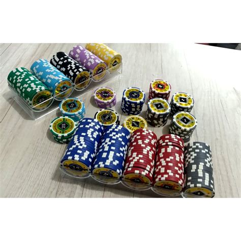 43mm De Fichas De Poker Rack