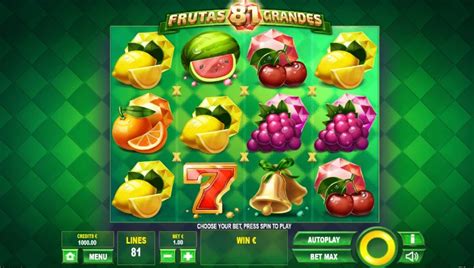 81 Frutas Grandes Slot Gratis