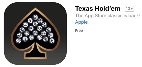 A Apple Texas Holdem Ios 8