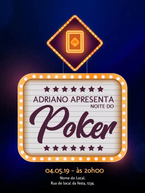 A Noite De Poker Convites Gratis