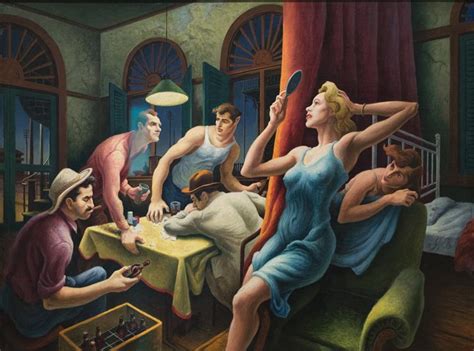 A Noite De Poker Thomas Hart Benton