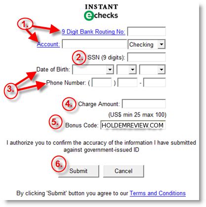 A Pokerstars Echeck Td Bank