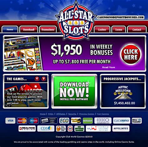 All Star Slots Casino Codigo Promocional