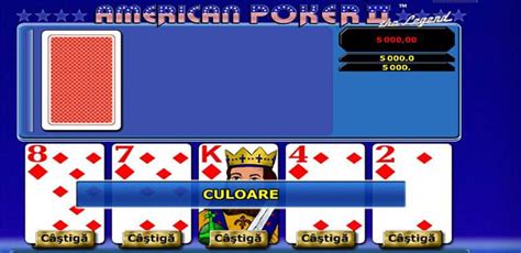 American Poker 2 Ca La Aparate Gratis