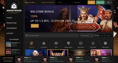 Anonymous Casino Login