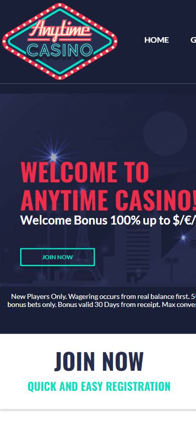 Anytime Casino Aplicacao