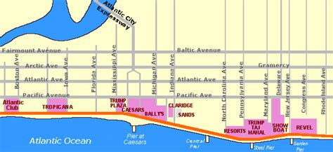 Atlantic City Casino Revel Mapa