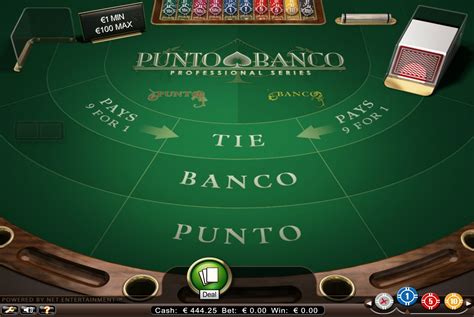 Baccarat Punto Banco 888 Casino