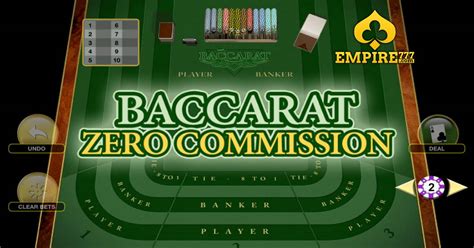 Baccarat Zero Commission Bodog