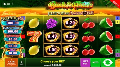 Back To The Fruits Respins Of Amun Re Slot Gratis