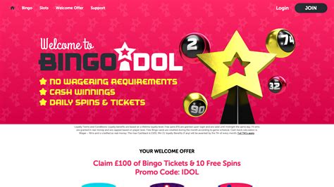 Bingo Idol Casino Online