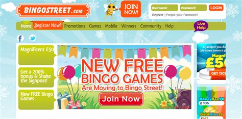 Bingo Street Casino Login