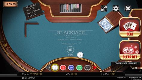 Blackjack 21 Faceup 888 Casino