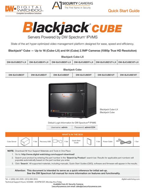 Blackjack Cubo Manual