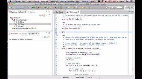 Blackjack Java Eclipse