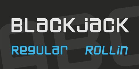 Blackjack Regular Fonte Download Gratis