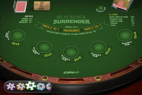 Blackjack Surrender Online