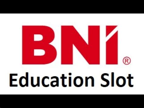 Bni Educacao Slot Exemplos