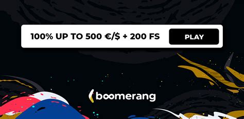 Boomerang Bet Casino Bonus