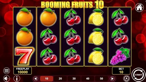 Booming Fruits 10 Pokerstars
