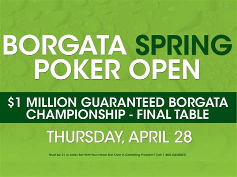 Borgata Queda Poker Open De Novembro 2024