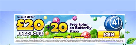 Butterfly Bingo Casino Bonus