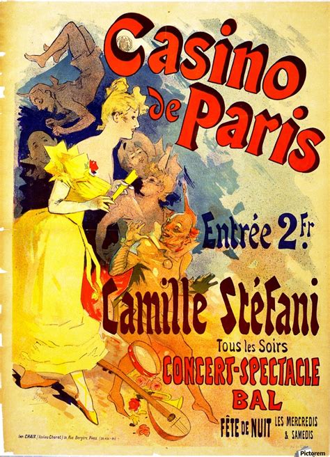 Casino De Paris Vintage Poster