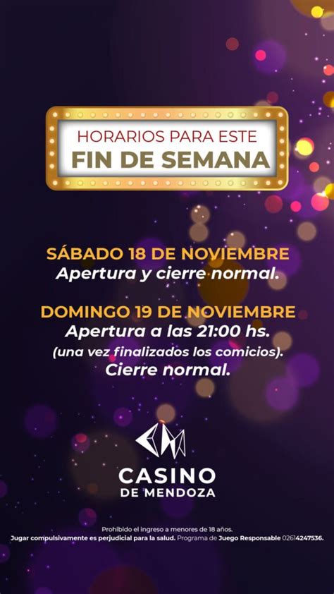 Casino Desfrutar De Mendoza Horario