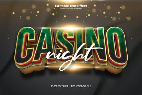 Casino Efeito De Texto Do Photoshop