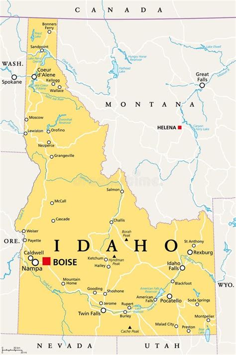 Casino Idaho Mapa