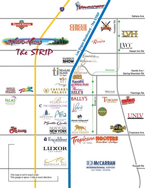 Casino Strip Mapa