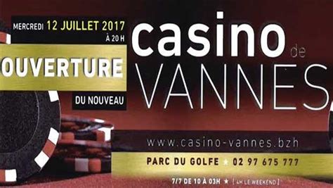 Casino Vannes Ouverture
