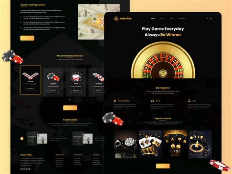 Casino Web Design Inspiracao