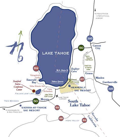 Casinos South Lake Tahoe Mapa