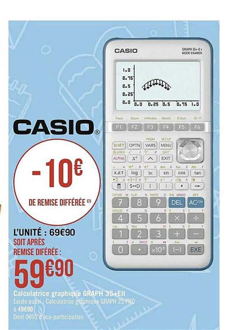 Casio Grafico 35+ Geant Casino