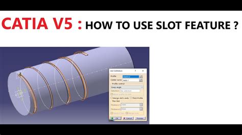 Catia V5 Slot Definicao