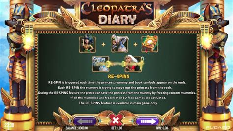 Cleopatras Diary Pokerstars