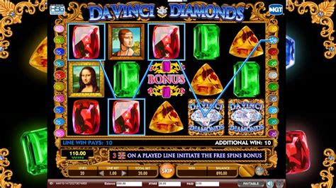 Da Vinci Diamante Slots Gratis