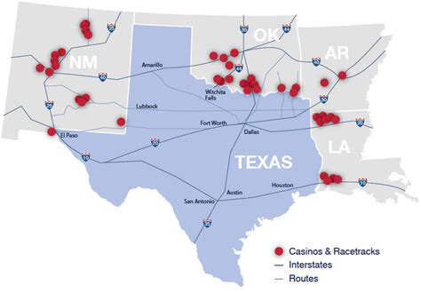 Dallas Casinos Mapa