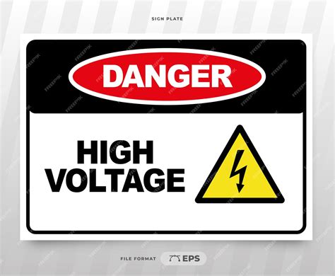 Danger High Voltage Blaze