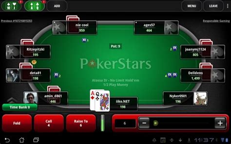 De Odds De Poker Software Da Pokerstars