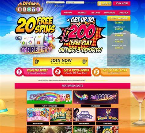 Divine Slots Casino Login