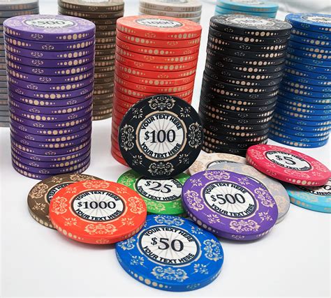 Empresa Blue Chip Personalizado Fichas De Poker