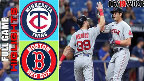 Estadisticas de jugadores de partidos de Minnesota Twins vs Boston Red Sox